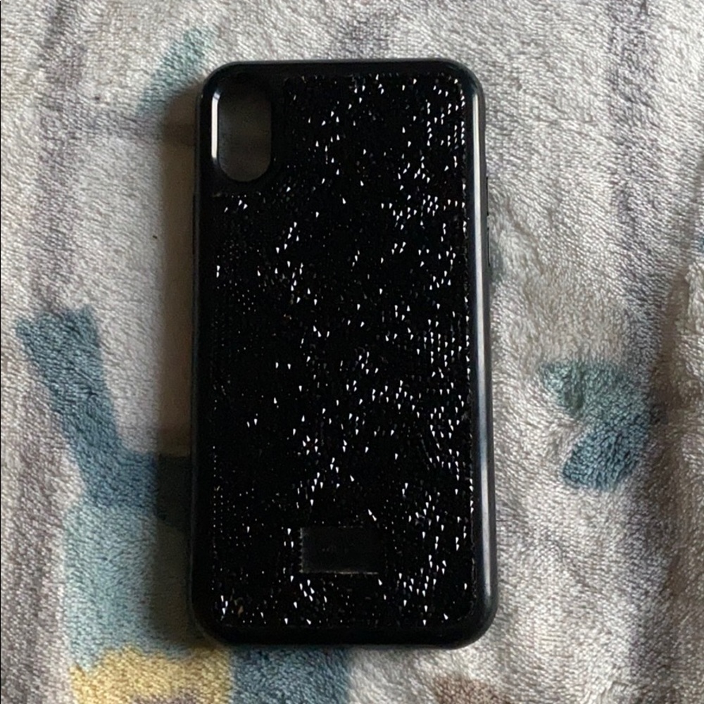 Swarovski crystal iPhone X case in black